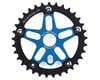 Image 1 for MCS Alloy Spider & Chainring Combo (Blue/Black) (33T)